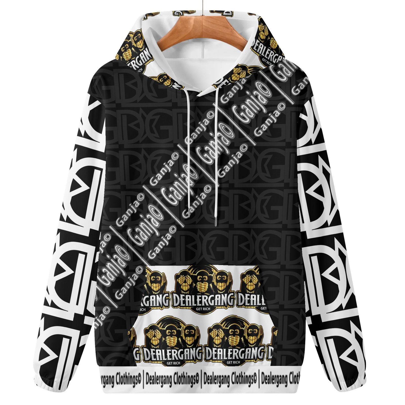 Ganja© Dealergang Black Hoodie - Image 3