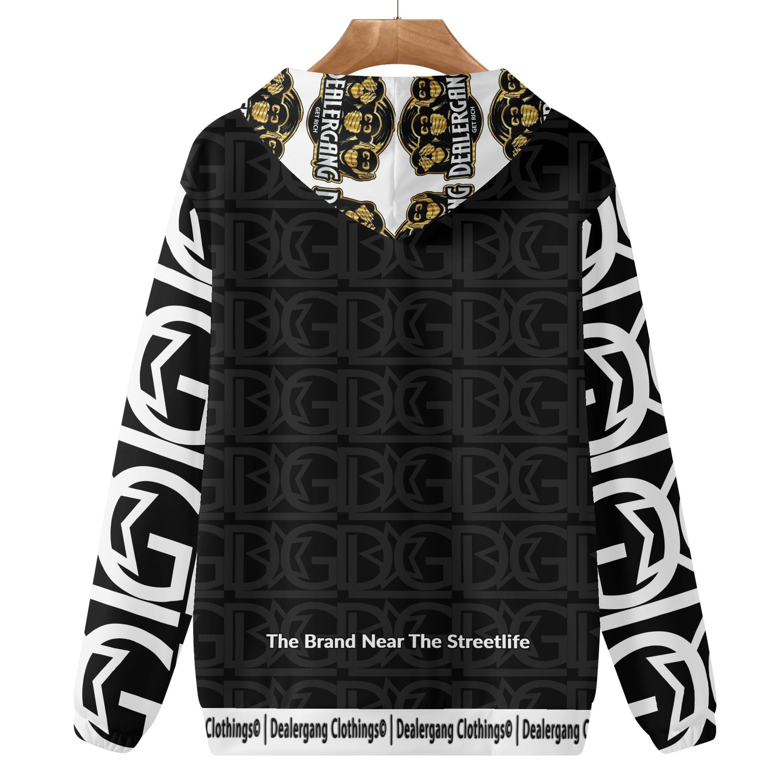 Ganja© Dealergang Black Hoodie - Image 4