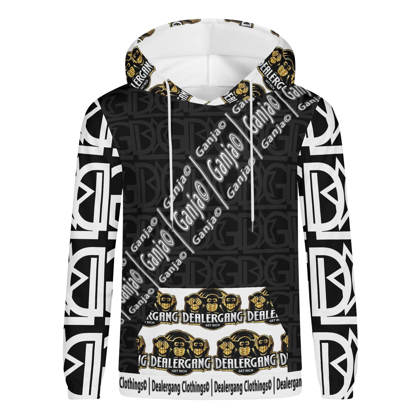Ganja© Dealergang Black Hoodie - Image 5