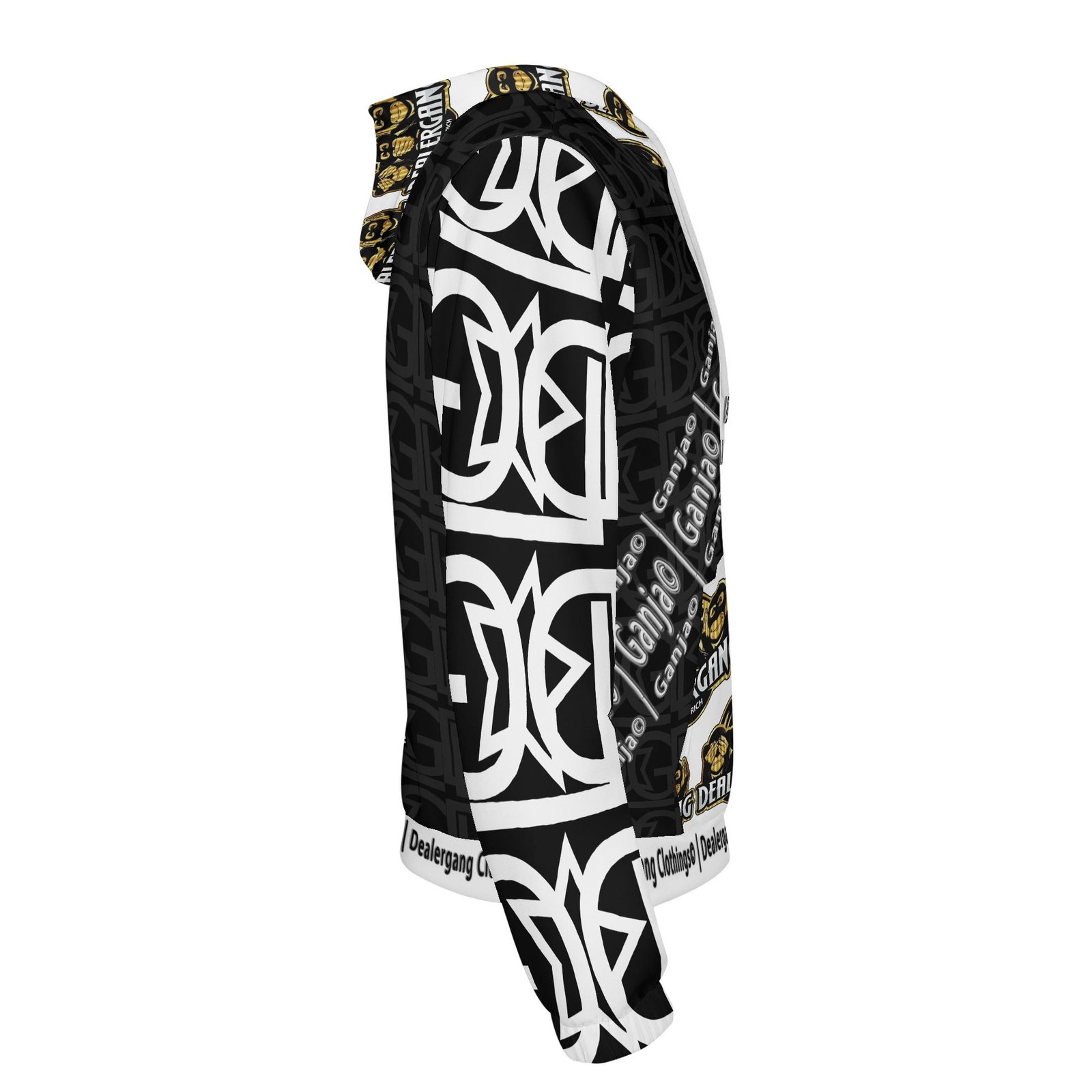 Ganja© Dealergang Black Hoodie - Image 9
