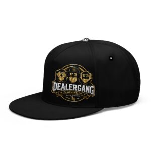 Black Dealergang Snapbacks