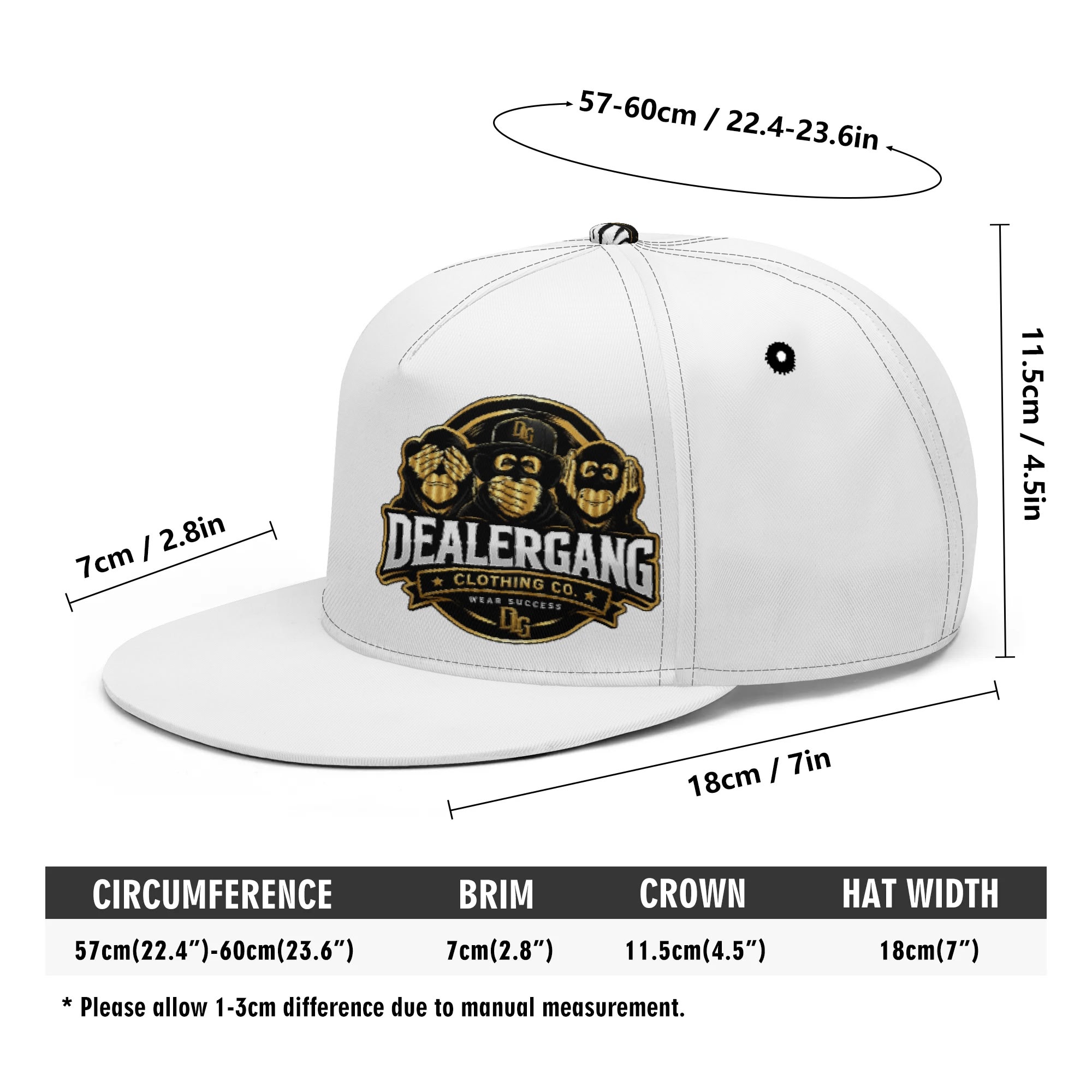 White Dealergang Snapbacks - Image 9